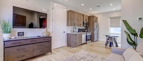 Front room and Kitchen