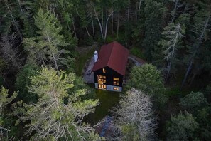 Overhead shot of Beaver Brook - secluded yet accessible 