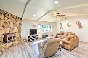 Living Room | Wood-Burning Stove