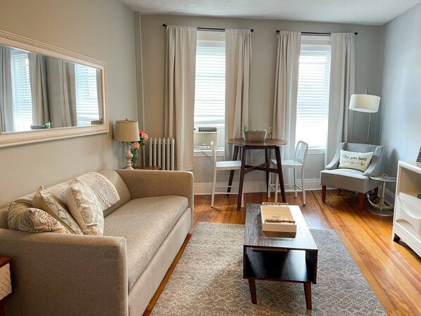 Sofa Bed, High Top Dining Table 
