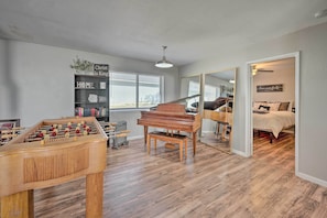 Living Room | Foosball Table | Baby Grand Piano