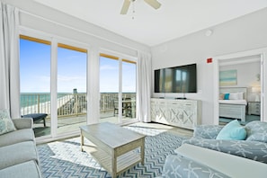 Living Area with Beautiful Gulf Views