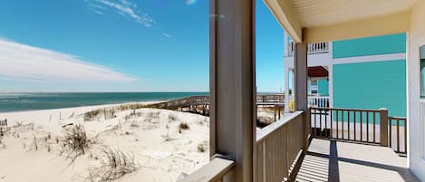 Fort Sun. West Unit Balcony. Expansive views. Gorgeous wide open beach!