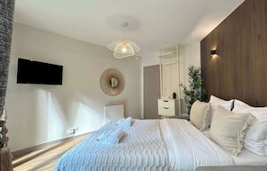 Living room with top quality mattress