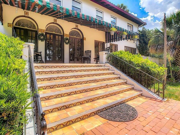 Back porch stairs