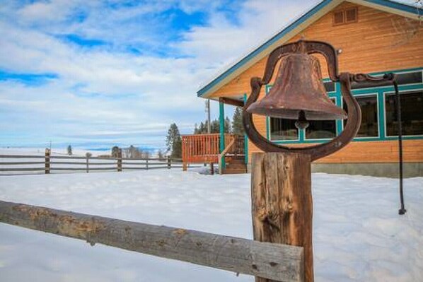 Outside view of this beautiful ranch home