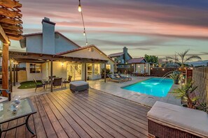 Backyard Deck view