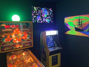 Pinball, arcade games, and more!