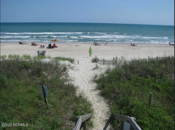 Beach access across street