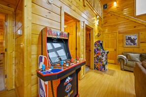 The kids (big and small) will love playing on the new arcade cabinets!
