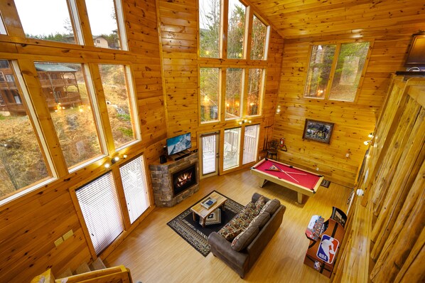 The amount of natural sunlight in the great room is fantastic!