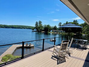 Dock View & Water raft