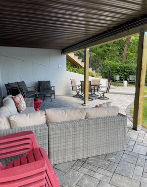 Dry Patio Area under the Deck
