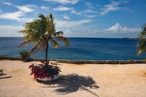 View of ocean from balcony