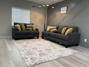 3 Seater pull out couch with love seat