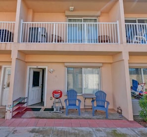 Chair, Furniture, Balcony, Door, Patio