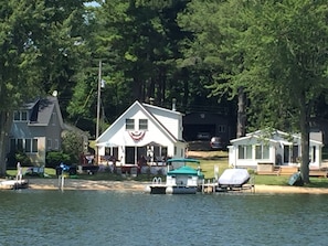 House from lake 
