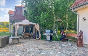 outside