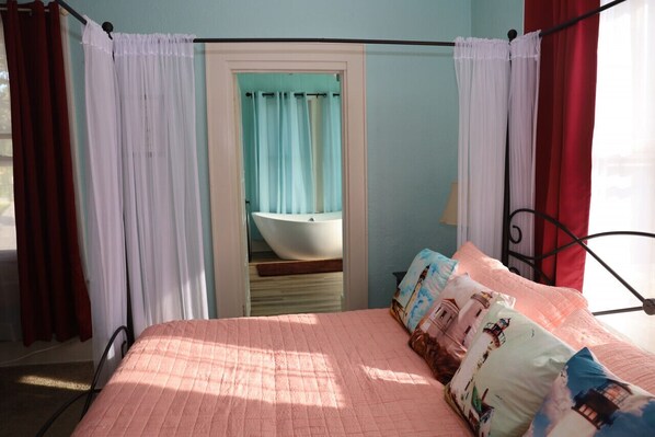 Lighthouse room king size bed