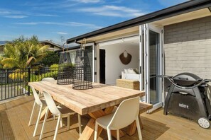Spacious deck