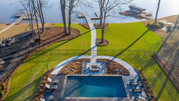 Pool may be heated during the fall and Winter for your pleasure!