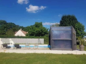 Vue sur piscine