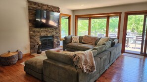 Main living area new couch!