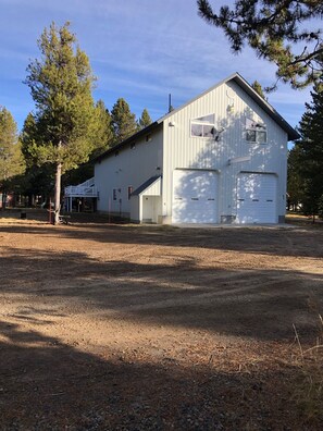 Front of lodge