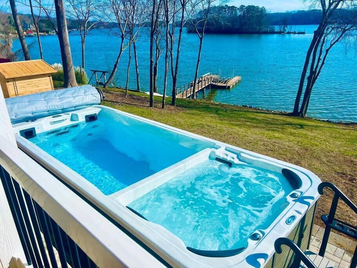 Waterfront Pool Outdoor Kitchen Sauna BOAT AVAIL