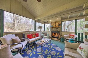 Screened-In Porch | Wood-Burning Fireplace | Wood Provided