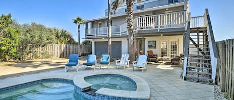 Flagler Beach Vacation Rental | 3BR | 3.5BA | 2,200 Sq Ft | Stairs Required