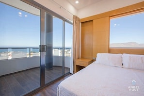 You'll even have a bay view from bed