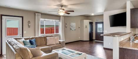 Our home home is large, comfy, clean, and right in the heart of Rapid City!