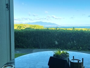 View of Maui from living room lanai