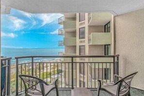 Living Room Oceanfront Balcony!