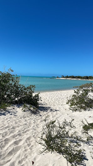 Beach area a 5 minute walk 