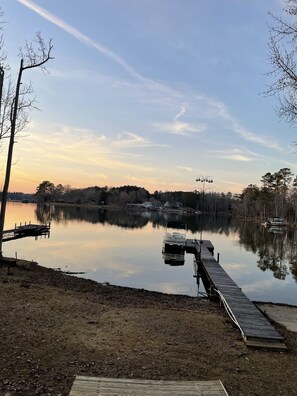 Lake view from deck