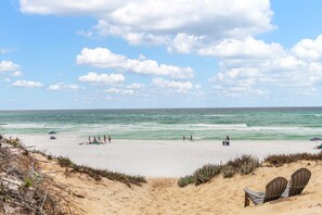 Private deeded Montigo ave Beach access 2 min walk from home