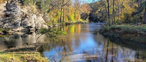 Cedar Creek in the fall.