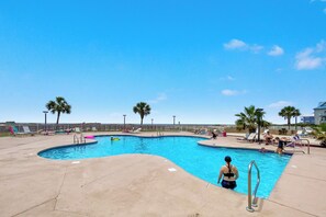 One of the multiple pools