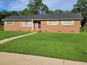 RIGHT SIDE FRONT OF HOUSE