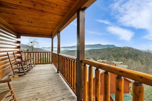 Take in beautiful views while sipping your morning coffee.