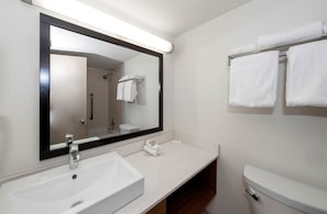 Bathroom w/ toiletries provided