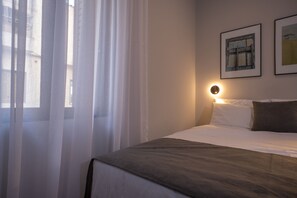 Custom artwork and reading lamps
