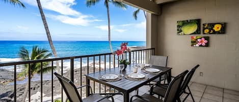 Dining on your private lanai