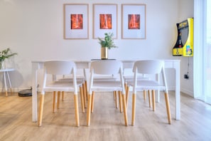 Modern dining room to enjoy home cooked meals
