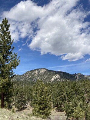 View of Sheep Mountain from front door.