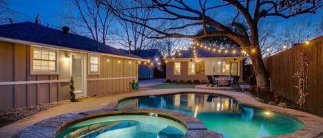 Heated pool and hot tub