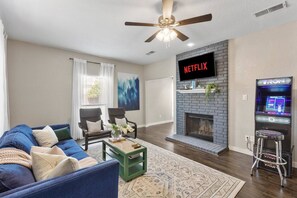 All of our homes have a smart TV to watch your favorite shows and movies!