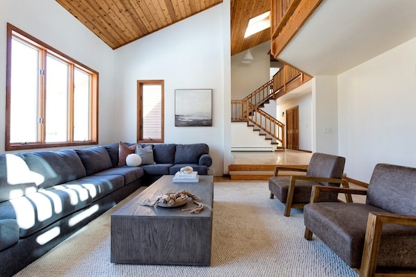 The Living Room aesthetic is a perfect interpretation of 'modern country' and is the social hub of the home.